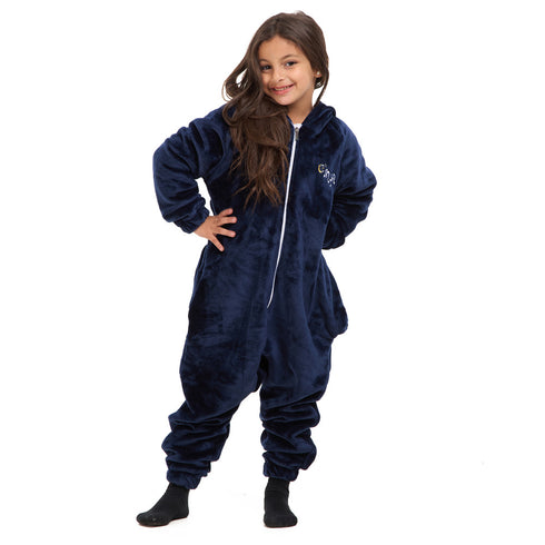 Snuggs Kids Blanket Onesie Dark Blue هلال رمضان